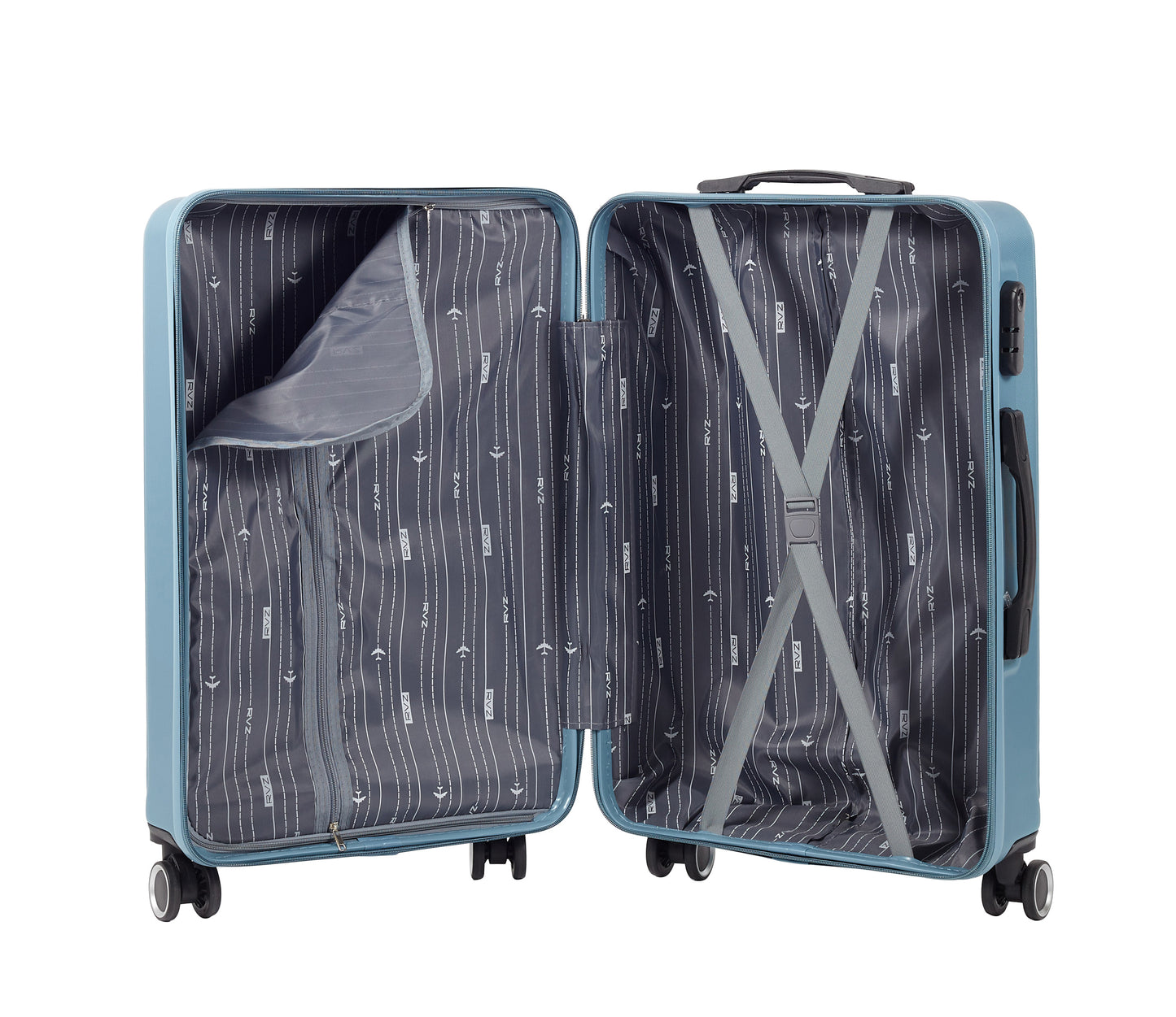 Set Valigie Santiago Grande - Medio - cabina Blu