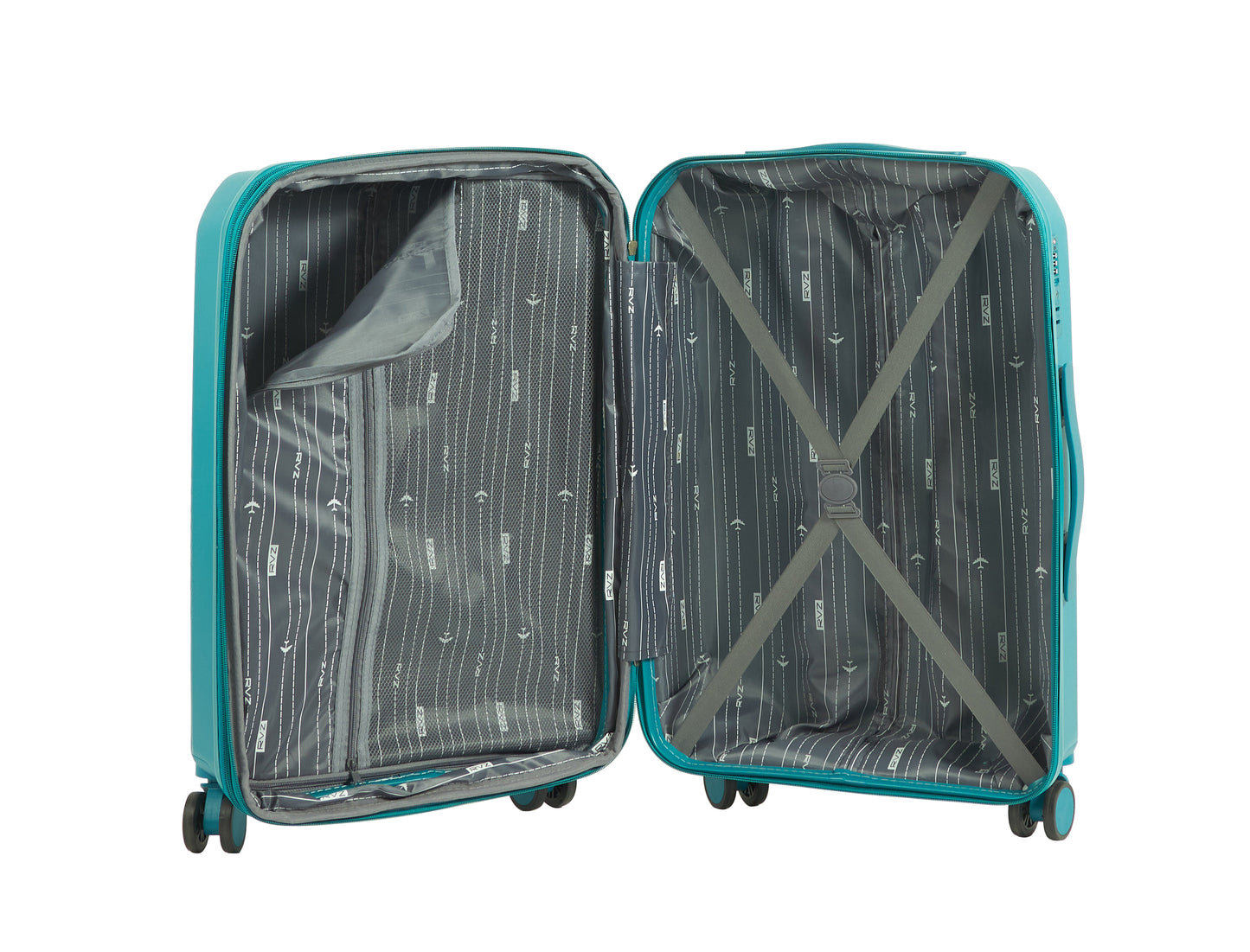 Set Valigie Boston Grande - Medio - Cabina Blu