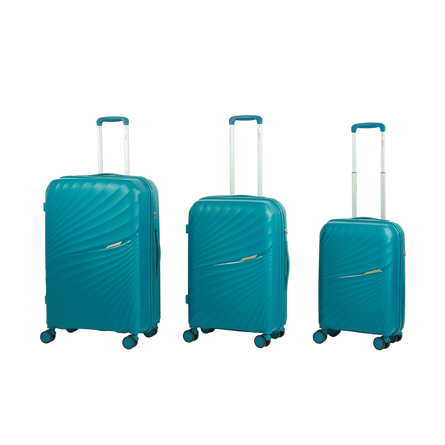 BOSTON Set 3 trolley grande - medio - cabina Light blue